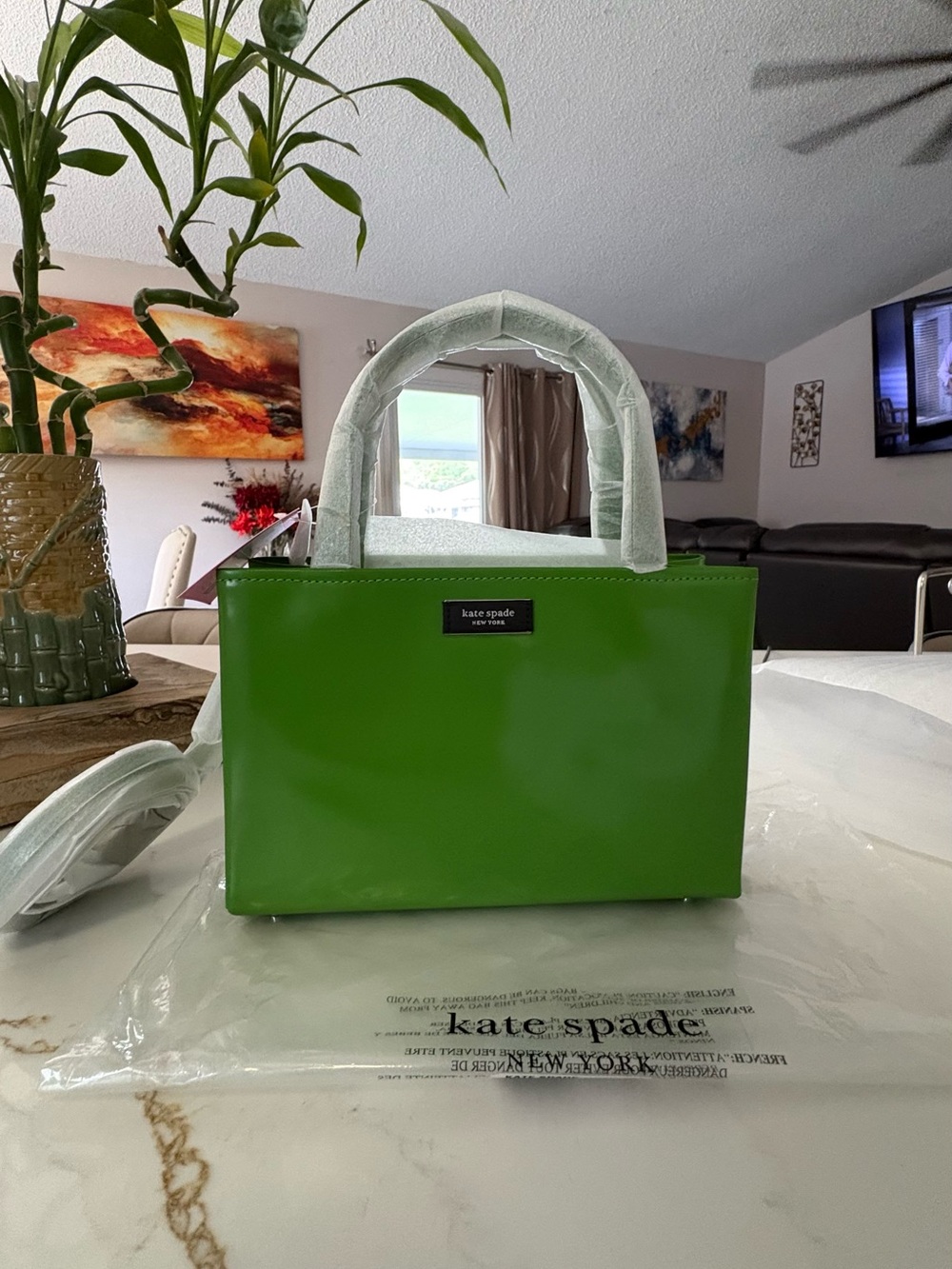 kate spade Green Patent Leather Top-Handle Satchel